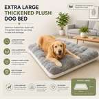 Extra Large Thickened Plush Dog Bed