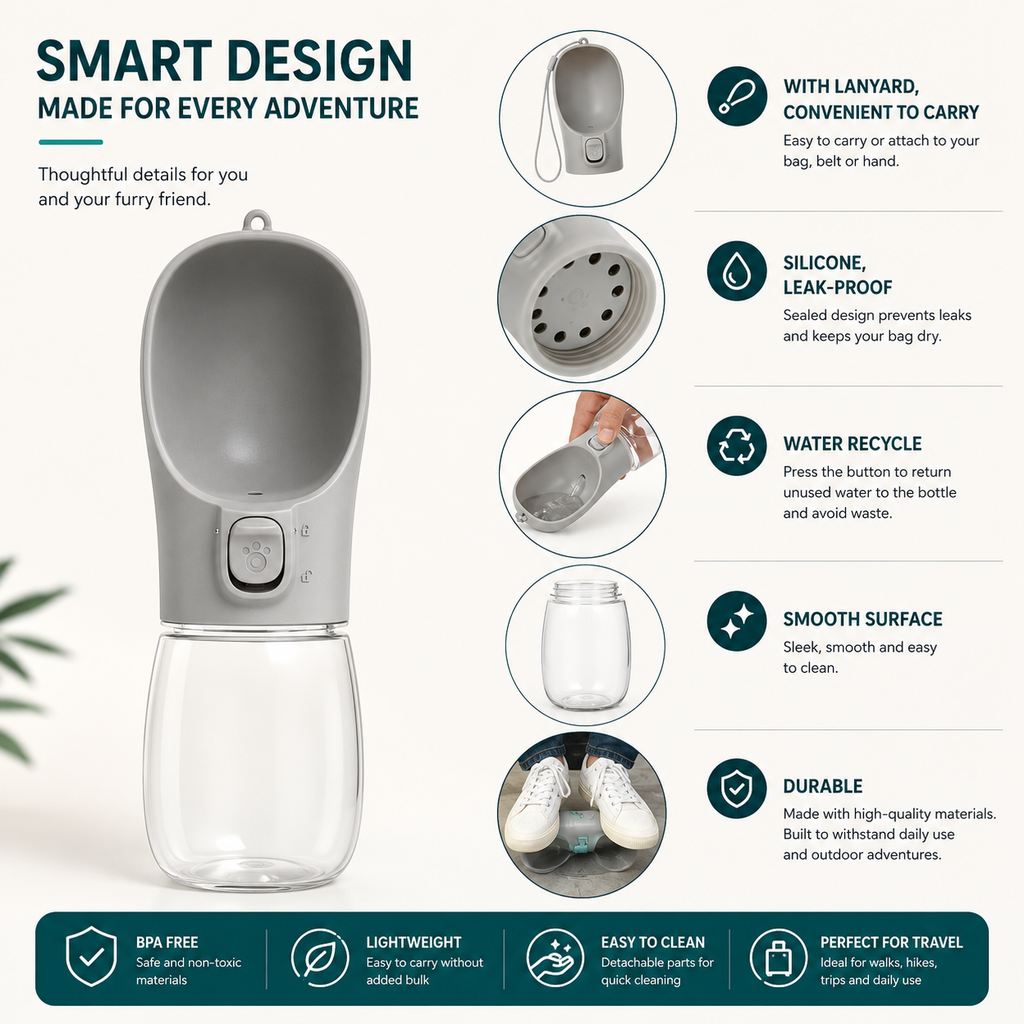 Portable Pet Water Bottle