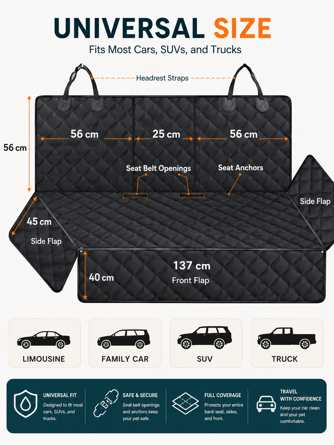 Pet Car Seat Cover Waterproof