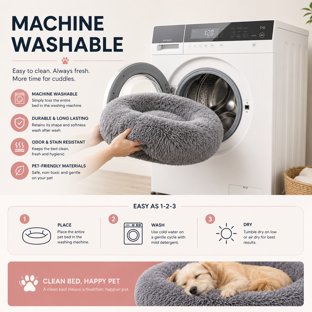 Washable Pillow Bed