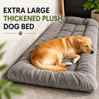 Extra Large Thickened Plush Dog Bed